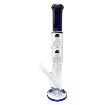 19" Double Matrix Perc Cylinder Water Pipe [WP-1770-2]