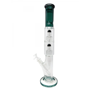 19" Double Matrix Perc Cylinder Water Pipe [WP-1770-2]