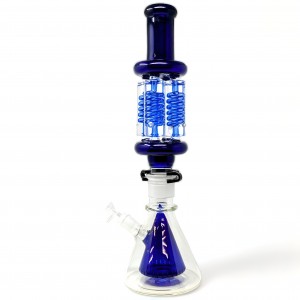 19.6" Detach and Elevate The Intra Beaker Freezable Coil Water Pipe Assorted Color [WP-2222]