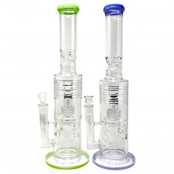 18" Stay Cool W/ Multi Ice Pinch Matric & Sprinkler Perc Fun Water Pipe [WP-2360]