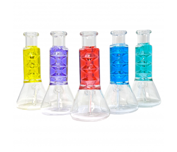 5.5" Glycerin Filled Mini Water Pipe W/ Banger [WP-2740]