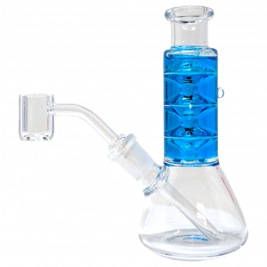 5.5" Glycerin Filled Mini Water Pipe W/ Banger [WP-2740]
