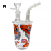 6" SipEase Sticker Palooza Art Water Pipe