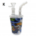 6" SipEase Sticker Palooza Art Water Pipe