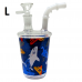 6" SipEase Sticker Palooza Art Water Pipe