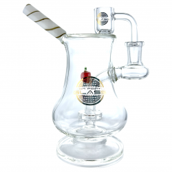 On Point Glass - 6" "The Apple Of My Eye" Sipper Water Pipe [WP-3096-B]