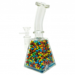 7.5" The Rainbow Baubles Playful Pop Water Pipe - [WP-3114-C]