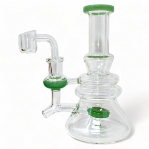 6.5" Micro Whirlwind ShowerHead Perc Beaker Water Pipe [WP-3170]