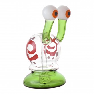6" EyePop Snail Showerhead Perc Water Pipe - [WP-3338]