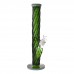 15.5 Inch Whirlwind Glass Straight Tube Water Pipe