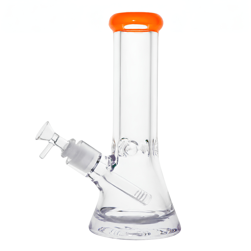 10" Ice-Pinch Beaker Glass Water Pipe