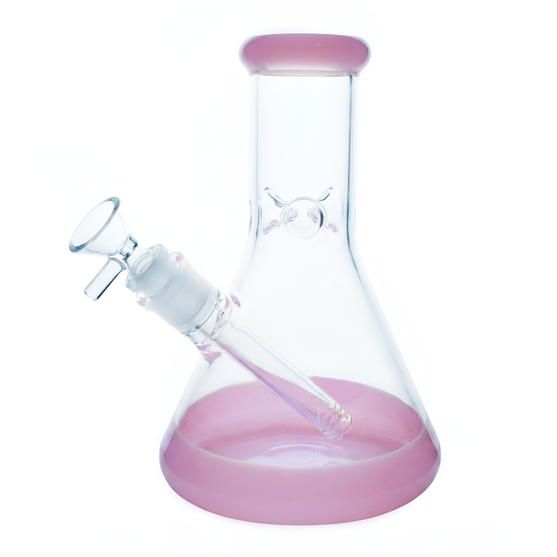 8" Color Accent Classic Beaker Water Pipe