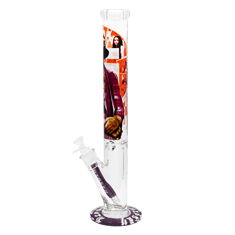 17.5" Nipsey Ice-Pinch Straight Tube Water Pipe