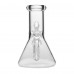 6 Inch Clear Glass Beaker Water Pipe