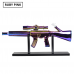 24" Machine Gun Style Water Pipe with Stand 