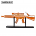 24" Machine Gun Style Water Pipe with Stand 