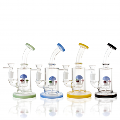 7" Mushroom Showerhead Perc Water Pipe - [WP-NA054]