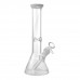 10 Inch Glass Beaker Water Pipe with Color Accents