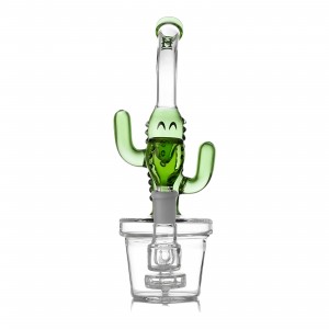 HEMPER - 8" Cactus Jack Bong - Prickle Pleasure, Blooming Bliss Water Pipe - [WP0519]