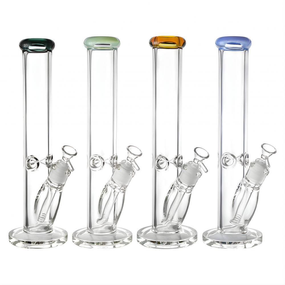 14 Inch 7mm Thick Straight Tube Glass Water Pipe WSG1800-14