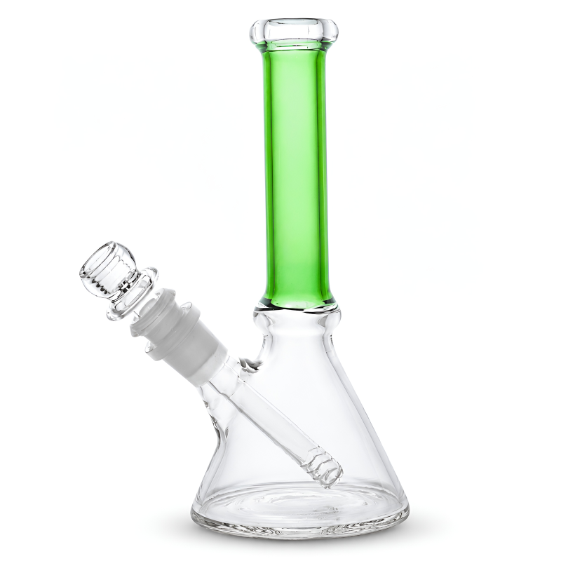 7.5" Colored Neck Beaker Glass Water Pipe