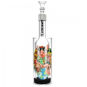 Pulsar Chill Cat Gravity Water Pipe - 11.5"/19mm F - [WP519]