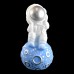 7 Inch Glow in the Dark Astronaut Moon Base Glass Water Pipe – Assorted