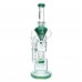 Clover Glass Straight Tube Perc Recycler Water Pipe – 16.8 Inch