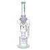 Clover Glass Straight Tube Perc Recycler Water Pipe – 16.8 Inch