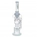 Clover Glass Straight Tube Perc Recycler Water Pipe – 16.8 Inch