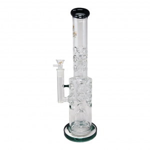 17.5" High Point Glass Quad Perc Ice Catch Neck & Body Water Pipe - [WPA-285-HPG]