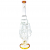 High Point Glass - 18" 5mm Quad-Honeycomb Perc W/ Jelly Fish Perc Recycler Water Pipe [WPA-47]