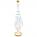 High Point Glass - 18" 5mm Quad-Honeycomb Perc W/ Jelly Fish Perc Recycler Water Pipe [WPA-47]