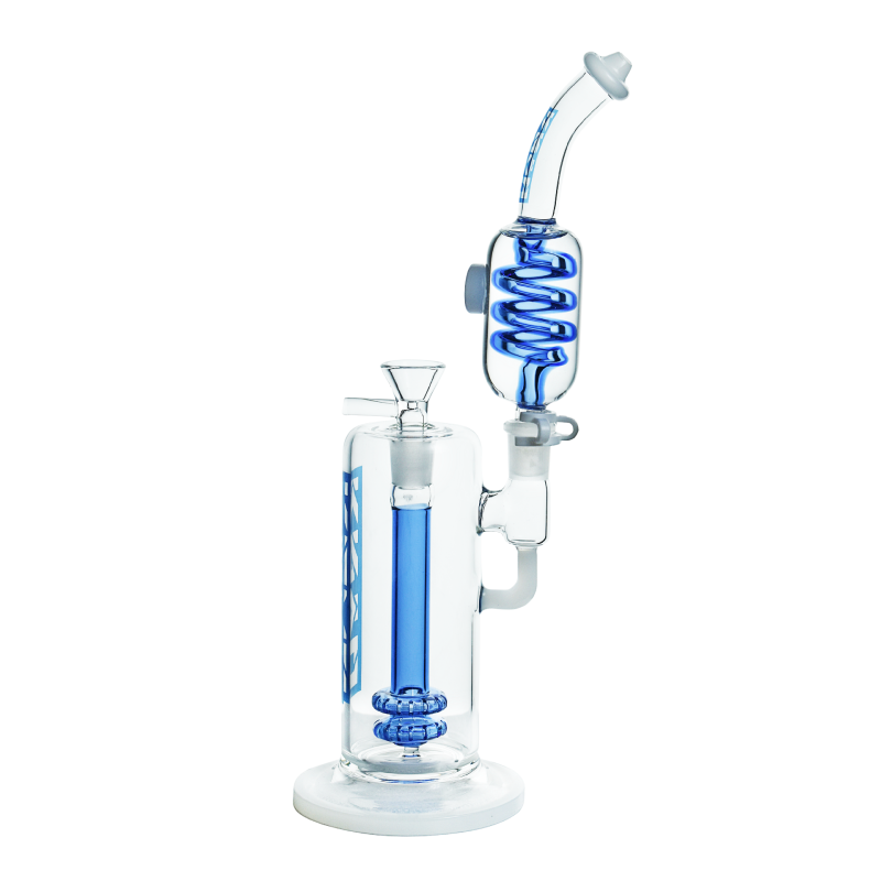 KRYO 12" Glycerin Coil Showerhead Perc Water Pipe