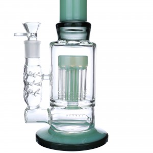 Clover Glass - 14" Chic-Flow Tree Perc Incycler Water Pipe [WPB-370]