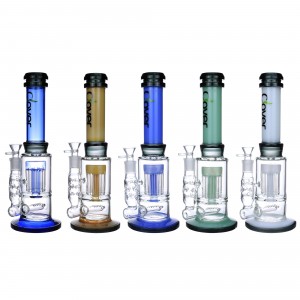 Clover Glass - 14" Chic-Flow Tree Perc Incycler Water Pipe [WPB-370]