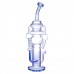 Clover Glass 14-Inch Multi Chamber Orb Inline Perc Recycler Water Pipe