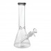 10 Inch Color Accent Beaker Glass Water Pipe – Assorted