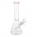 10 Inch Color Accent Beaker Glass Water Pipe – Assorted