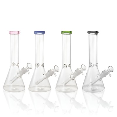 10" Color Accent Beaker Water Pipe - Assorted [WPB1002]