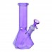 8.5 inch prism cut electroplated beaker water pipe in assorted colors