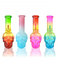 8" Skull Water Pipe - Assorted [WPB1013P]