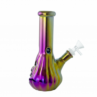 8" Electroplated Bohemian Water Pipe