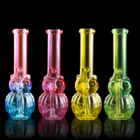 10" & 12" Dual-Color Owl Tower Beaker Water Pipe