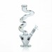11.5 inch daisy electroplated 3-kink zong glass water pipe assorted designs