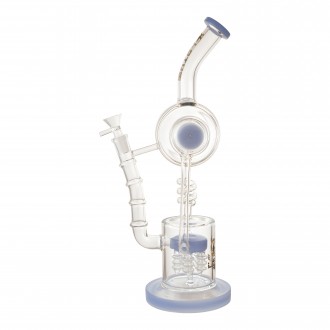 16" Thick Multi Shower Jellyfish Perc Water Pipe  - Assorted [WPB1054]