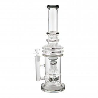 16" Thick Multi Shower Jellyfish Perc Water Pipe  - Assorted [WPB1054]