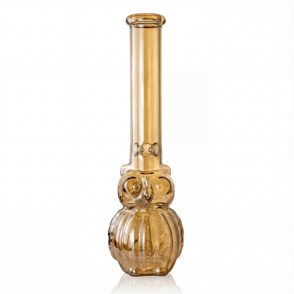 10" & 12" Electroplated Owl Tower Beaker Water Pipe 