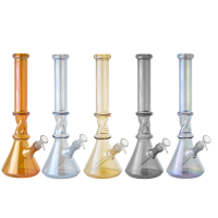 12” & 14” Ice-Catcher Beaker Water Pipe – Electroplated & Dual-Shaded Variants