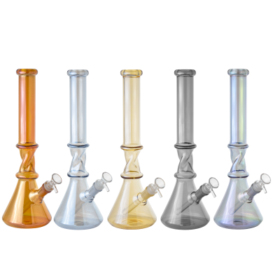 12” & 14” Ice-Catcher Beaker Water Pipe – Electroplated & Dual-Shaded Variants